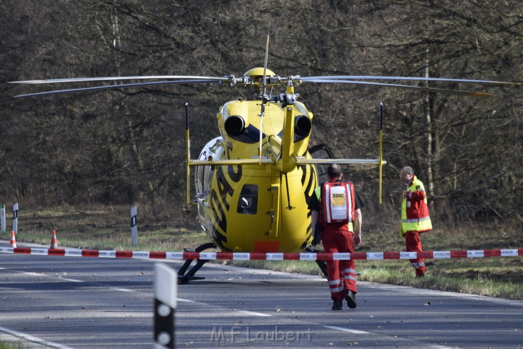 Schwerer VU Krad Fahrrad Koeln Porz Alte Koelnerstr P097.JPG - Miklos Laubert